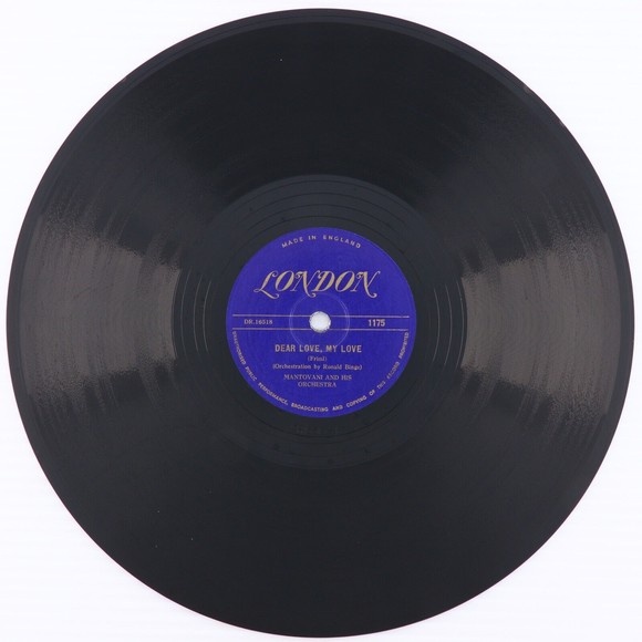 Mantovani & His Orchestra, Dancing with Tears In My Eyes/Dear Love 78 rpm Record - Picture 4 of 16